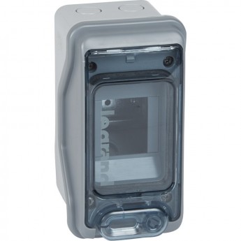 Щиток LEGRAND Plexo³ с DIN рейкой на 2+1M IP65 серый Щиток LEGRAND Plexo³ с DIN рейкой на 2+1M IP65 серый