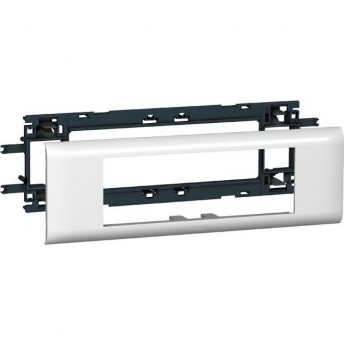 Суппорт LEGRAND Mosaic - для кабель-каналов DLP с шириной крышки 65 мм - 6 модулей, белый Суппорт LEGRAND Mosaic - для кабель-каналов DLP с шириной крышки 65 мм - 6 модулей, белый