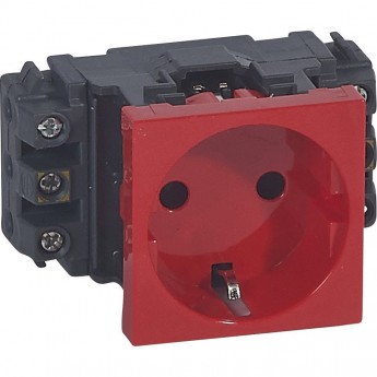 Розетка LEGRAND 2К+3 Программа Mosaic для монтажа на кабель-каналах с винтовыми зажимами красный Розетка LEGRAND 2К+3 Программа Mosaic для монтажа на кабель-каналах с винтовыми зажимами красный