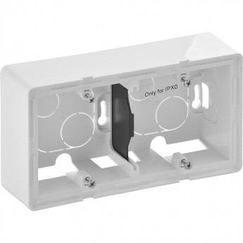 Коробка LEGRAND Valena LIFE для накладного монтажа 2-постовая белый Коробка LEGRAND Valena LIFE для накладного монтажа 2-постовая белый