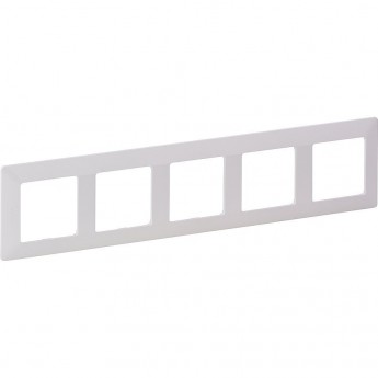 Рамка LEGRAND Valena LIFE "Белая", 5-постовая универсальная, белая Рамка LEGRAND Valena LIFE "Белая", 5-постовая универсальная, белая