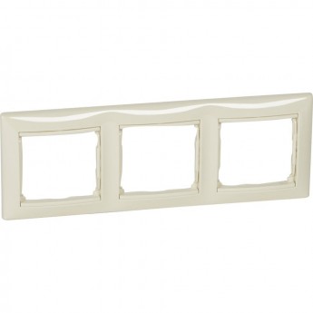 Рамка LEGRAND Valena 3 поста горизонтальный монтаж слоновая кость Рамка LEGRAND Valena 3 поста горизонтальный монтаж слоновая кость