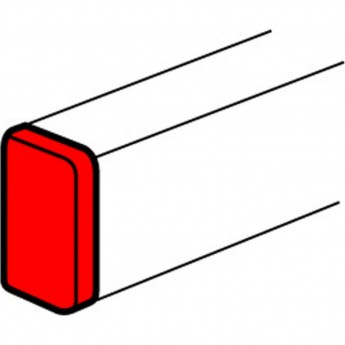 Заглушка торцевая LEGRAND для односекционных кабель-каналов DLP 35х105 белый