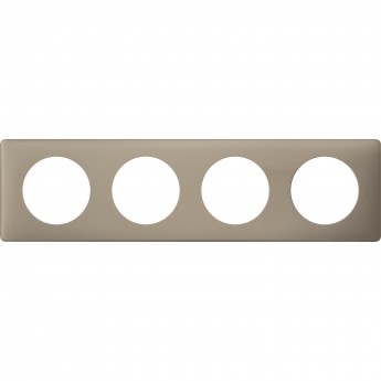 Рамка LEGRAND Celiane 4 поста Грэй перкаль Рамка LEGRAND Celiane 4 поста Грэй перкаль